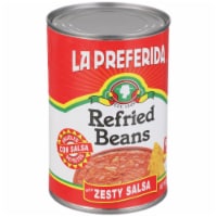 La Preferida® Ranchero Style Refried Beans with Zesty Salsa