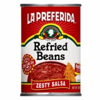 La Preferida® Ranchero Style Refried Beans with Zesty Salsa Perspective: Main