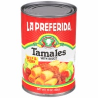 La Preferida® Beef & Pork Tamales with Sauce
