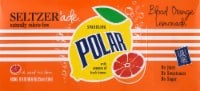 Polar'ade Blood Orange Lemonade Flavored Seltzer Water Cans