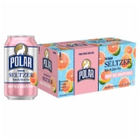 Polar® Ruby Red Grapefruit Flavored Seltzer Water Cans