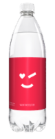 Polar® Red Hearts Valentines Seltzer Bottled Water Perspective: Main