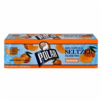 Polar® Mandarin Flavored Seltzer Water Cans Perspective: Main