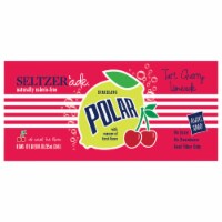 Polar® Seltzer'ade® Tart Cherry Limeade Seltzer Water Cans Perspective: Main