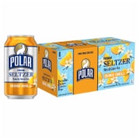 Polar® Orange Vanilla Flavored Seltzer Water Cans