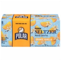 Polar® Orange Vanilla Flavored Seltzer Water Cans