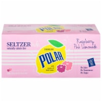 Polar® Raspberry Lemonade Flavored Seltzer Water Cans