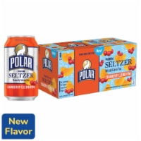 Polar Cranberry Clementine Flavored Seltzer Water Cans Perspective: Main