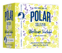 Polar® Limited Edition Elderflower Starlight Seltzer Cans Perspective: Main
