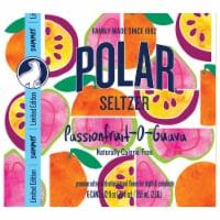 Polar® Passionfruit-O-Guava Seltzer Sleek Cans Perspective: Main