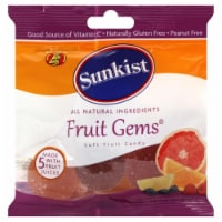 Sunkist Fruit Gems Soft Fruit Candy