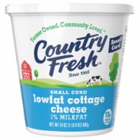 Country Fresh® 1% Low Fat Small Curd Cottage Cheese Perspective: Main
