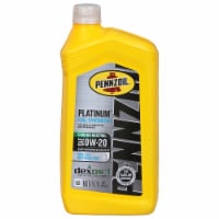 Pennzoil® Platinum PurePlus 0W-20 SAE Full Synthetic Motor Oil Perspective: Main