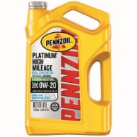 Pennzoil 0W-20 High Mileage Synthetic Blend Carbon Neutral Motor Oil Perspective: Main