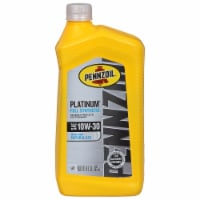 Pennzoil® Platinum® 10W-30 SAE Full Synthetic Motor Oil Perspective: Main