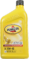 Pennzoil 10W-40 SAE Motor Oil Perspective: front