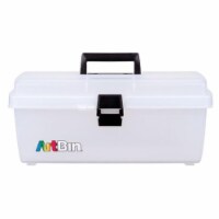 ArtBin - Essentials Lift Out Tray Boxes - 16  - Translucent with Black Handles/Latches