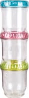 ArtBin Twisterz Jar Set Small/Tall 3/Pkg-Multi-Colored Lids