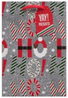 Christmas Holiday Gift Bag - Whimsical HoHoHo Perspective: Main