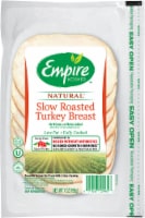 Empire Kosher Slow Roasted Turkey Breast Slices Lunch Meat Perspective: Main