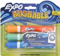 Expo® Bullet Tip Washable Dry Erase Markers - 3 Count Perspective: Main