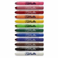 Mr. Sketch Scented Twistable Gel Crayons, Medium Size, Assorted, 12/Pack 1951333