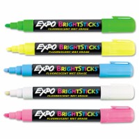 Expo Wet Erase Marker Set,Chisel,PK5 14075