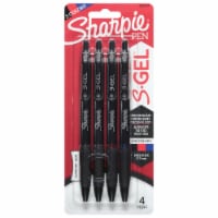 Sharpie Pen. Felt Pens Fine Point Black Ink 4 Pack (1742661