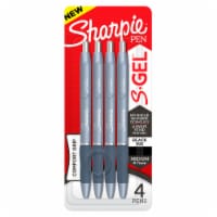 Sharpie® S-Gel™ Comfort Grip Gel Pen - Black, 4 pk - Fry's Food Stores