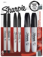 Sharpie® Fine Point & Chisel Tip Black Permanent Markers Variety Pack