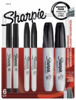 Sharpie® Fine Point & Chisel Tip Black Permanent Markers Variety Pack