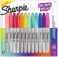 Sharpie® Glam Pop Fine Permanent Markers - Assorted Perspective: Main