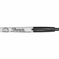 Sharpie Permanent Marker,Black,Ultra Fine,PK2  1735801