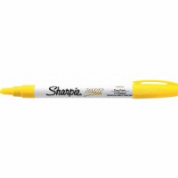 Sharpie Paint Marker,Fine Point,Yellow,PK12  35539
