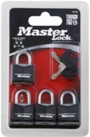Master Lock® Covered Keyed Padlock - Black Perspective: Main