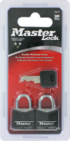 Master Lock Covered Keyed Padlock - Black Perspective: Main