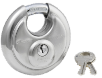Master Lock Stainless Steel Shielded Padlock Perspective: Main