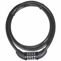 Master Lock® Set-Your-Own Combination Cable Lock - Black Perspective: Main