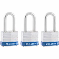 Master Lock® Laminated Steel 4-Pin Cylinder Padlock