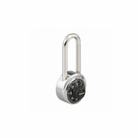 Master Lock Combination Padlock,2 in,Round,Silver 1525LH