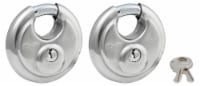 Master Lock Shrouded Stainless Steel Disk Padlock Perspective: Main