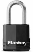 Master Lock Magnum® Covered Laminated Black & Silver Steel Lock