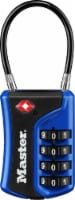 Master Lock 1.375 In TSA-Luggage Lock with Flex Shackle Numeric Comb