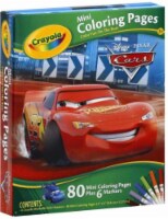 Crayola Cars Mini Coloring Pages and Markers Perspective: Main