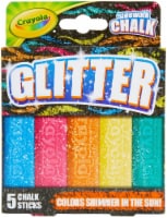 Crayola® Special FX Glitter Sidewalk Chalk-5/Pkg