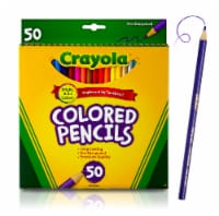 Crayola Colored Pencils, Pre-Sharpened - 50 pencils