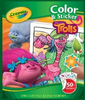 Crayola DreamWorks Trolls Color and Sticker Book - 32 Pages Perspective: Main