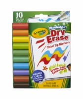 Crayola® Washable Dry Erase™ Chisel Tip Markers Perspective: Main