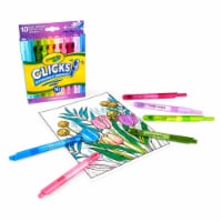 Crayola® Washable CLICKS Retractable Markers, Bold/Bright Colors, 10 Count Perspective: Main