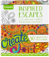 Crayola Create Inspired Escapes Adult Coloring Book - 40 Pages Perspective: Main
